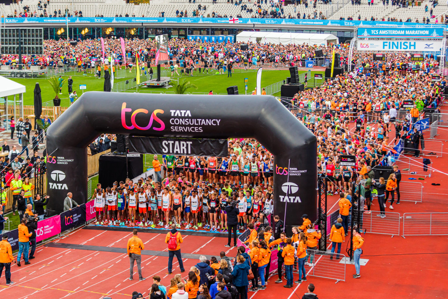 Snelste tijden ooit op Nederlandse bodem tijdens TCS Amsterdam Marathon